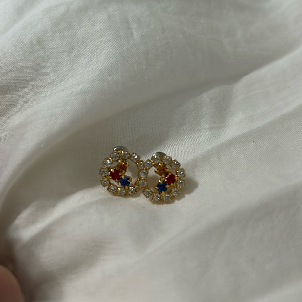Pittsburgh Steelers rhinestone earrings